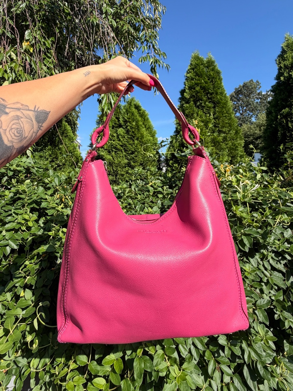 Kate Spade Pink Shoulder Tote Bag Leather Everyday Purse